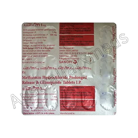 Amaryl M 1 Mg Product Imgage Amaryl M 1 Mg Product Imgage