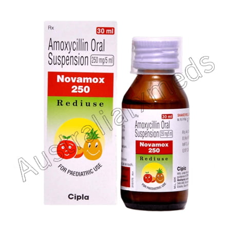 Novamox 250 Mg Rediuse Suspension 30ml