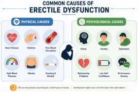 Common causes of erectile dysfunction