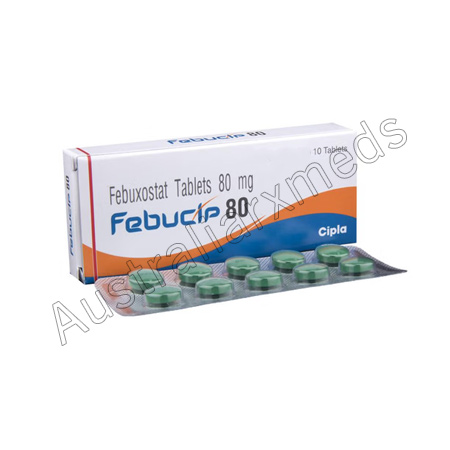 Febucip 80 Mg (Febuxostat) Product Imgage Febucip 80 Mg (Febuxostat) Product Imgage