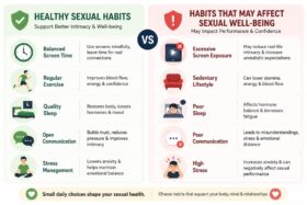 healthy sexual habits vs habits that may affect sexual well-being