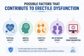 Possible factors that contribute to erectile dysfunction