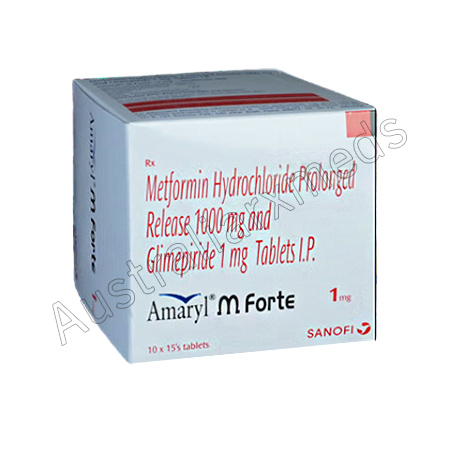 Amaryl M Forte 1 Mg (Glimepiride/Metformin) Product Imgage Amaryl M Forte 1 Mg (Glimepiride/Metformin) Product Imgage