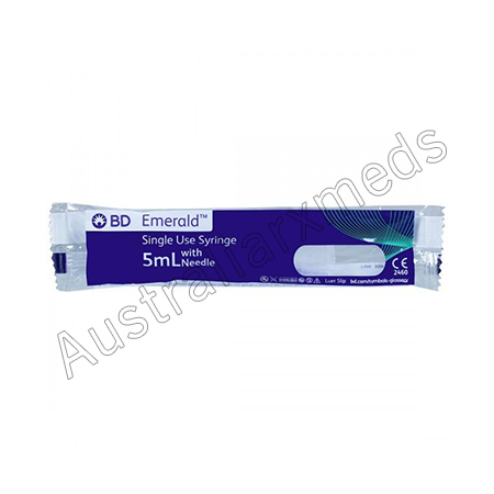 BD Emerald 5ml Syringe with Needle (Syringe)