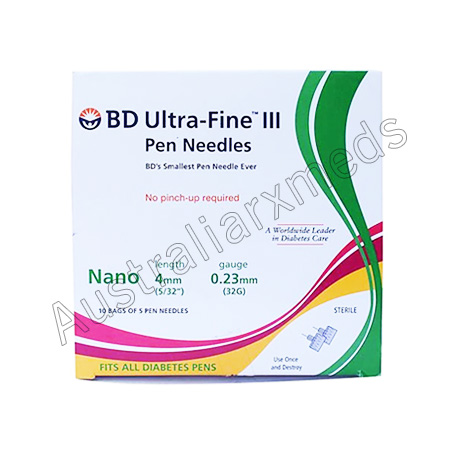 BD Ultra-Fine III Pen Needles 4MM 32G Product Imgage BD Ultra-Fine III Pen Needles 4MM 32G Product Imgage