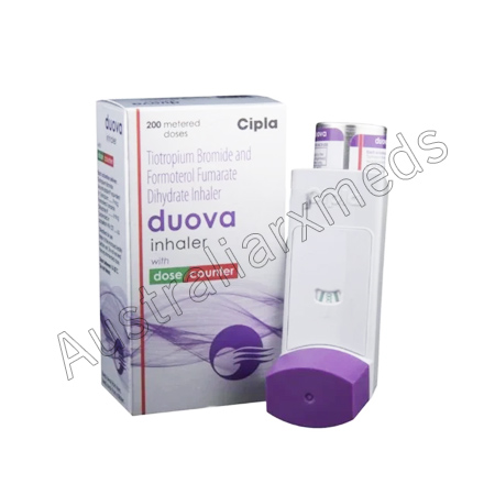 Duova Inhaler 9mcg/6mcg (Tiotropium Bromide/Formoterol)