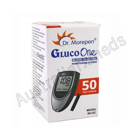 Dr. Morepen Gluco One BG 03 Test Strips (Healthcare Device) Product Imgage