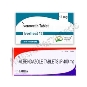 Ivermectin and Albendazole Tablets Combination Parasite Treatment