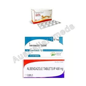 Ivermectin and Albendazole Tablets Combination Parasite Treatment