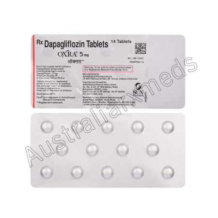Oxra 5 Mg Tablet (Dapagliflozin) Product Imgage Oxra 5 Mg Tablet (Dapagliflozin) Product Imgage