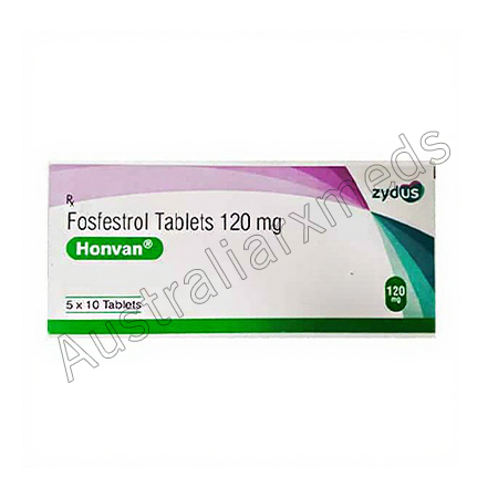Honvan 120 mg Tablet (Fosfestrol Tetrasodium)