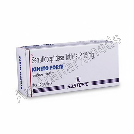 Kineto Forte 15 Mg (Serratiopeptidase) Product Imgage
