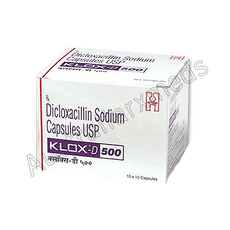 Klox D 500mg (Dicloxacillin) Product Imgage