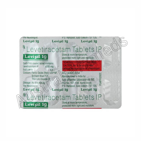 Levipil 1000 Mg (Levetiracetam) Product Imgage Levipil 1000 Mg (Levetiracetam) Product Imgage