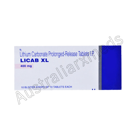 Licab XL 400 Mg (Lithium Carbonate) Product Imgage Licab XL 400 Mg (Lithium Carbonate) Product Imgage