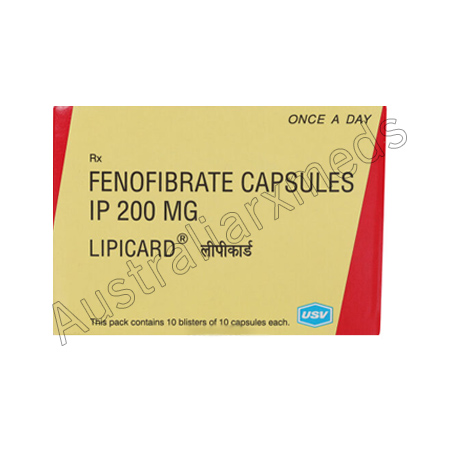 Lipicard (Fenofibrate) Product Imgage