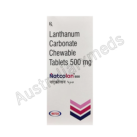 Natcolan 500 Mg (Lanthanum Carbonate) Product Imgage