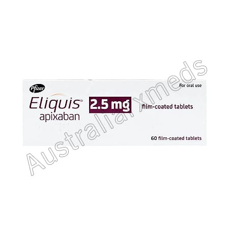 Apixaban 2.5 Mg Product Imgage