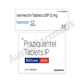 Ivermectin and Praziquantel Tablets Parasite Treatment