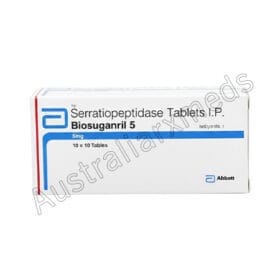 Serratiopeptidase 5 Mg (Generic)