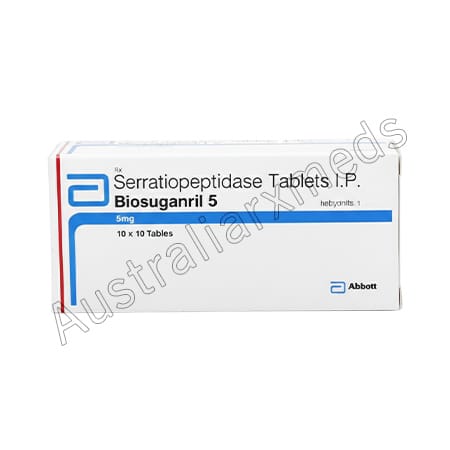 Serratiopeptidase 5 mg (Generic) Product Imgage
