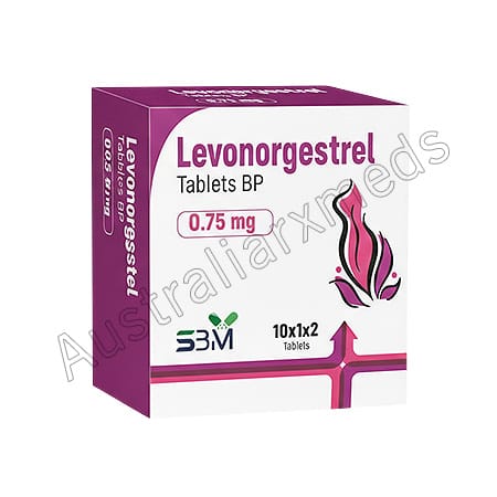 Levonorgestrel 75 mcg Australia Product Imgage