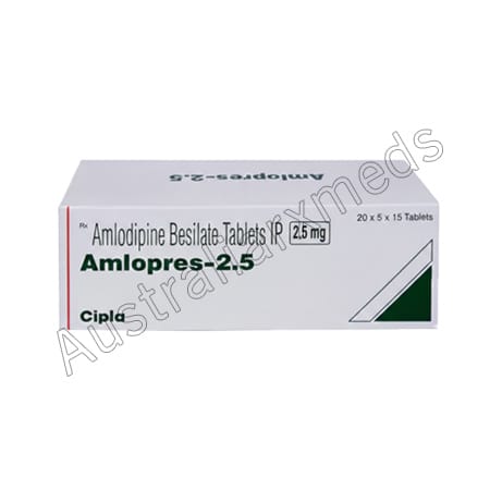 Amlopres 2.5 mg Australia Product Imgage