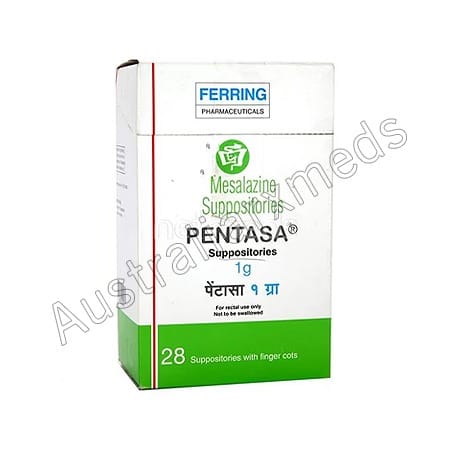 Mesalamine Suppository 1g Australia Product Imgage