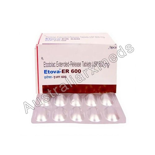 Etodolac Extended Release 600 mg Australia Product Imgage
