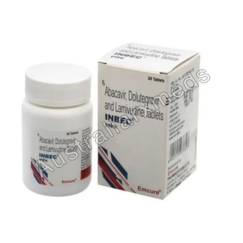 Inbec 30 mg Tablet (Abacavir/Dolutegravir/Lamivudine) Product Imgage