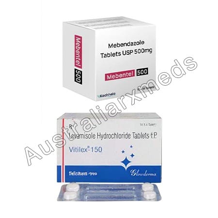Mebendazole and Levamisole Tablets Combination Product Imgage Mebendazole and Levamisole Tablets Combination Product Imgage