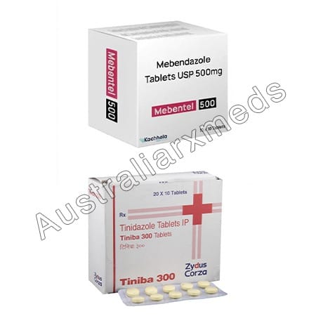 Mebendazole and Tinidazole Tablet Combination Product Imgage Mebendazole and Tinidazole Tablet Combination Product Imgage