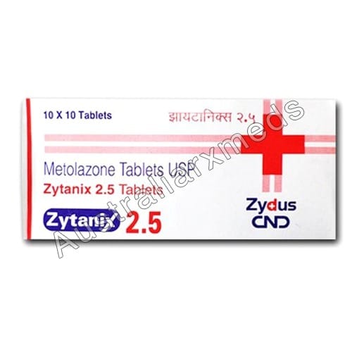 Metolazone 2.5 mg Australia Product Imgage