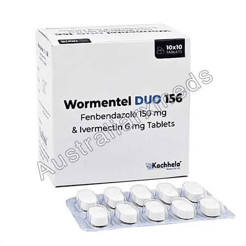Wormentel Duo 156 Mg (Fenbendazole/Ivermectin) Product Imgage Wormentel Duo 156 Mg (Fenbendazole/Ivermectin) Product Imgage
